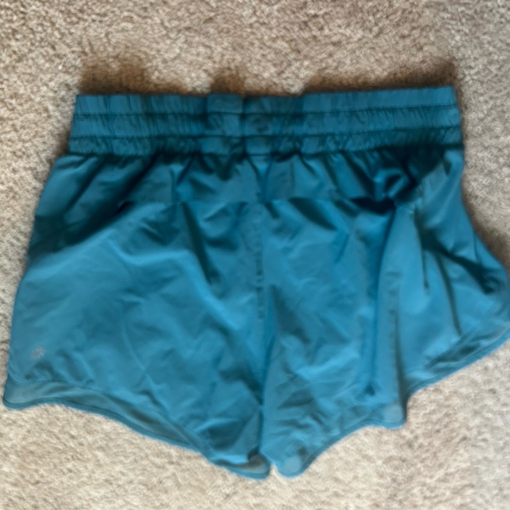 Teal Athleta Shorts Running Shorts